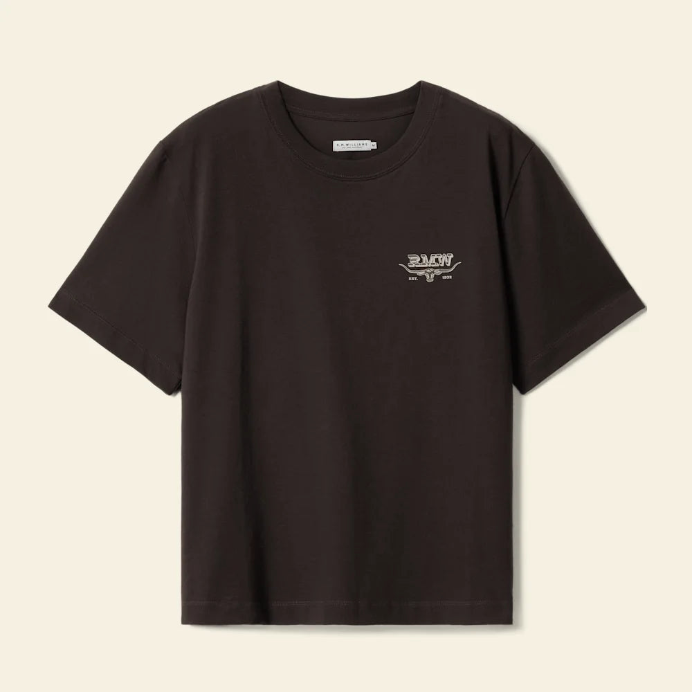 RM Williams Louth Back Print T Shirt