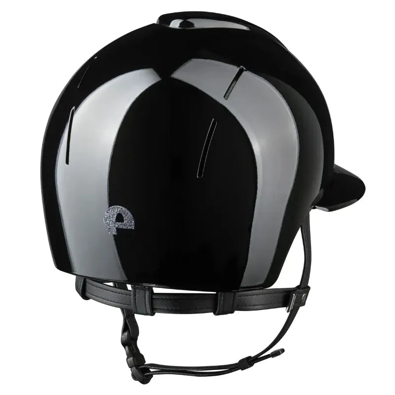 KEP Nova Metal Polish Polo Visor Black/Star Silver