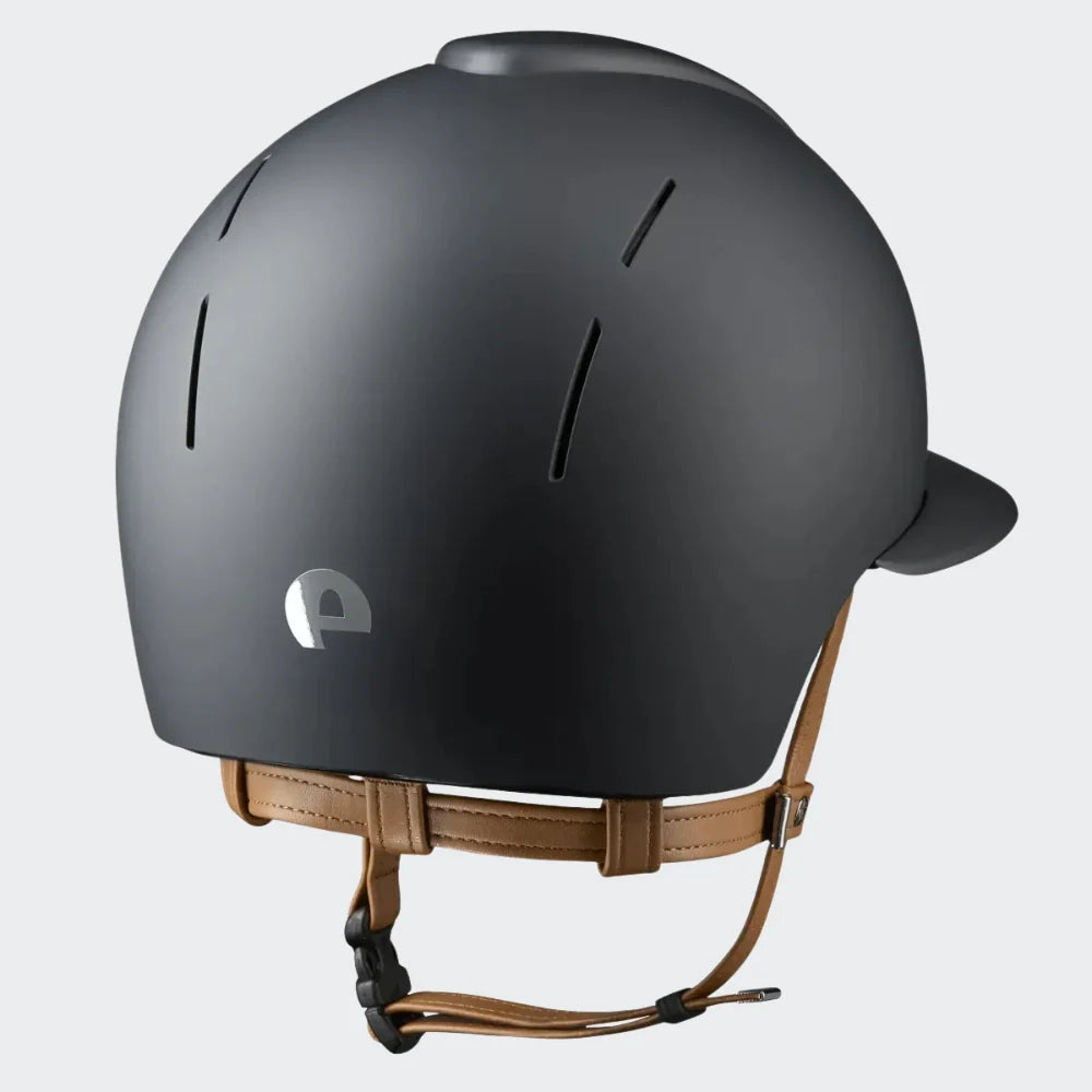 KEP Nova Textile Black Polo Visor Beige Strap