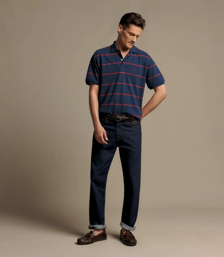 RM Williams Ashfield Stripe Polo