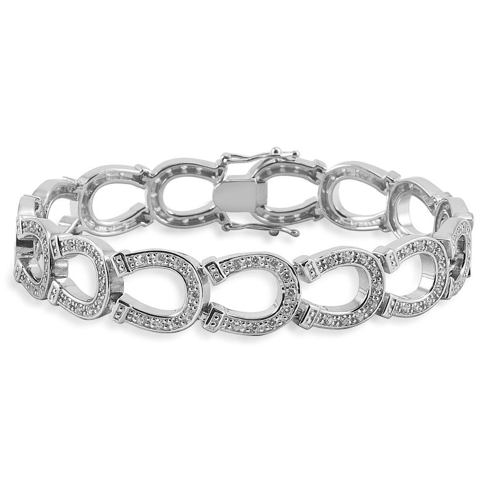 Kelly Herd Bracelet Horseshoe - Sterling Silver | Giftware - Jewellery | Saddkeworld Ipswich