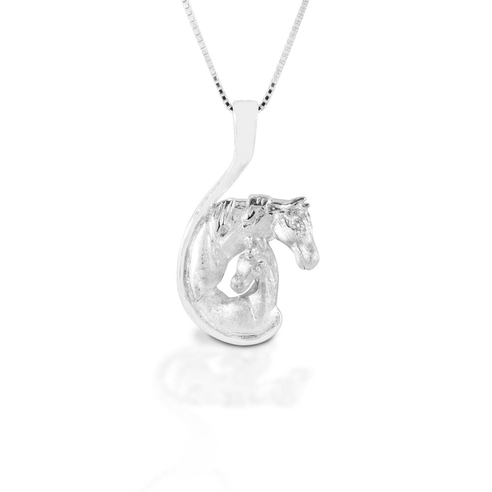 Kelly Herd Mare And Foal Head Necklace | Giftware - Jewellery | Saddleworld Ipswich