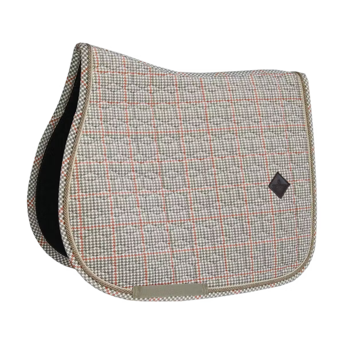 Kentucky Saddlepad Pied-de Poule Jumping Beige | Horse SUpplies - Saddle Cloth | Saddleworld Ipswich