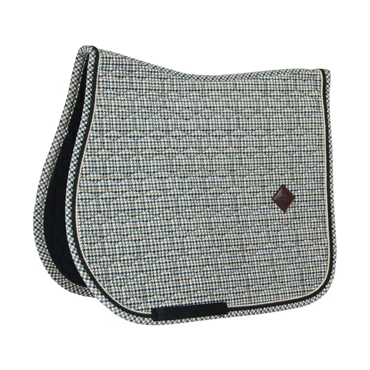 Kentucky Saddlepad Pied-de Poule Show Jumping Brown | Horse SUpplies - Saddle Cloth | Saddleworld Ipswich