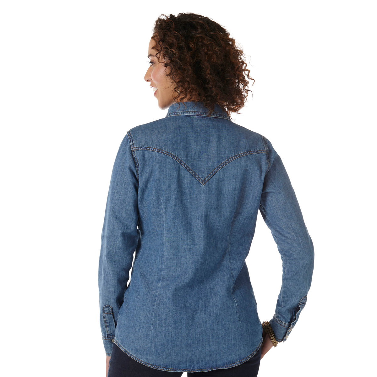 Wrangler Wmns Classic Fit Denim Shirt
