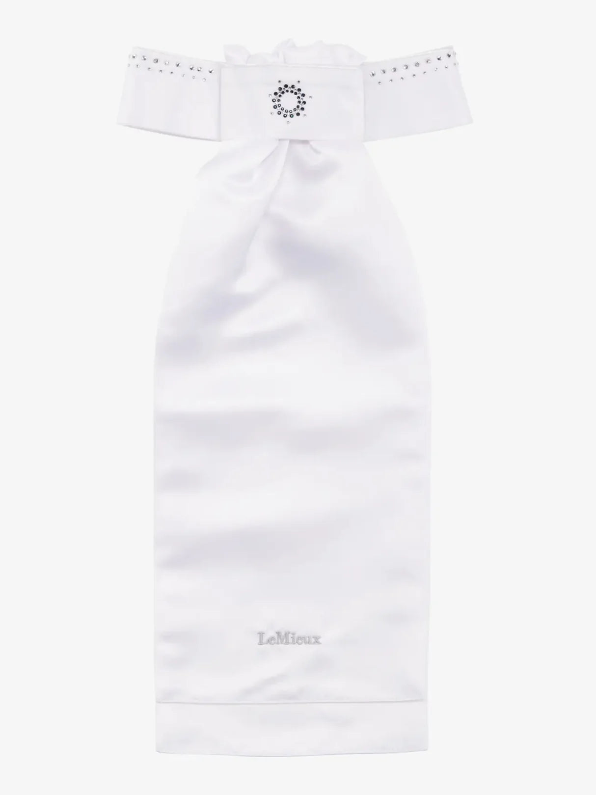 LeMieux Brilliance Stock White/Navy One Size | Rider Wear - Show Accessories | Saddleworld Ipswich