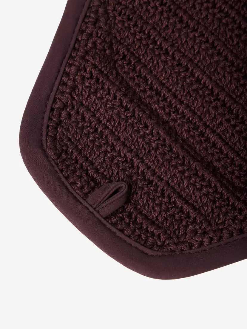 LeMieux Essence  Acoustic Fly Hood Damson | Horse Supplies - Ear Bonnett | Saddleworld Ipswich