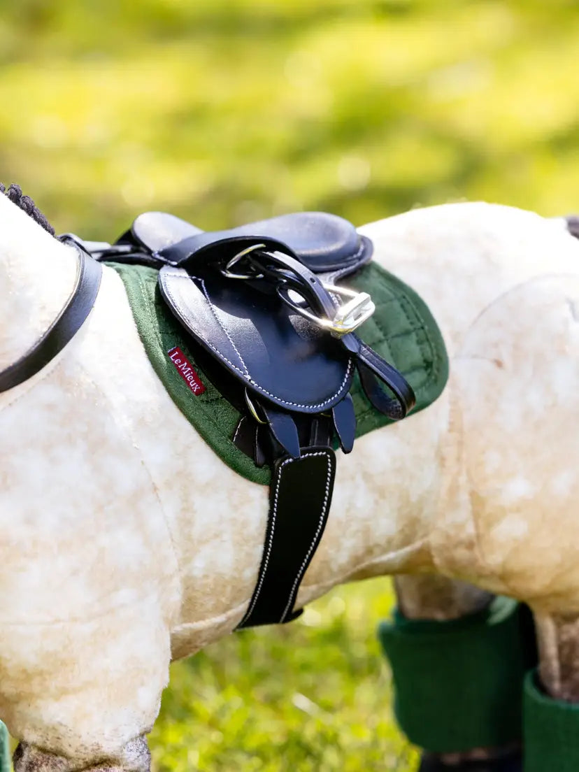 LeMieux Toy Pony Pad Hunter Green One Size | Giftware - Toy | Saddleworld Ipswich