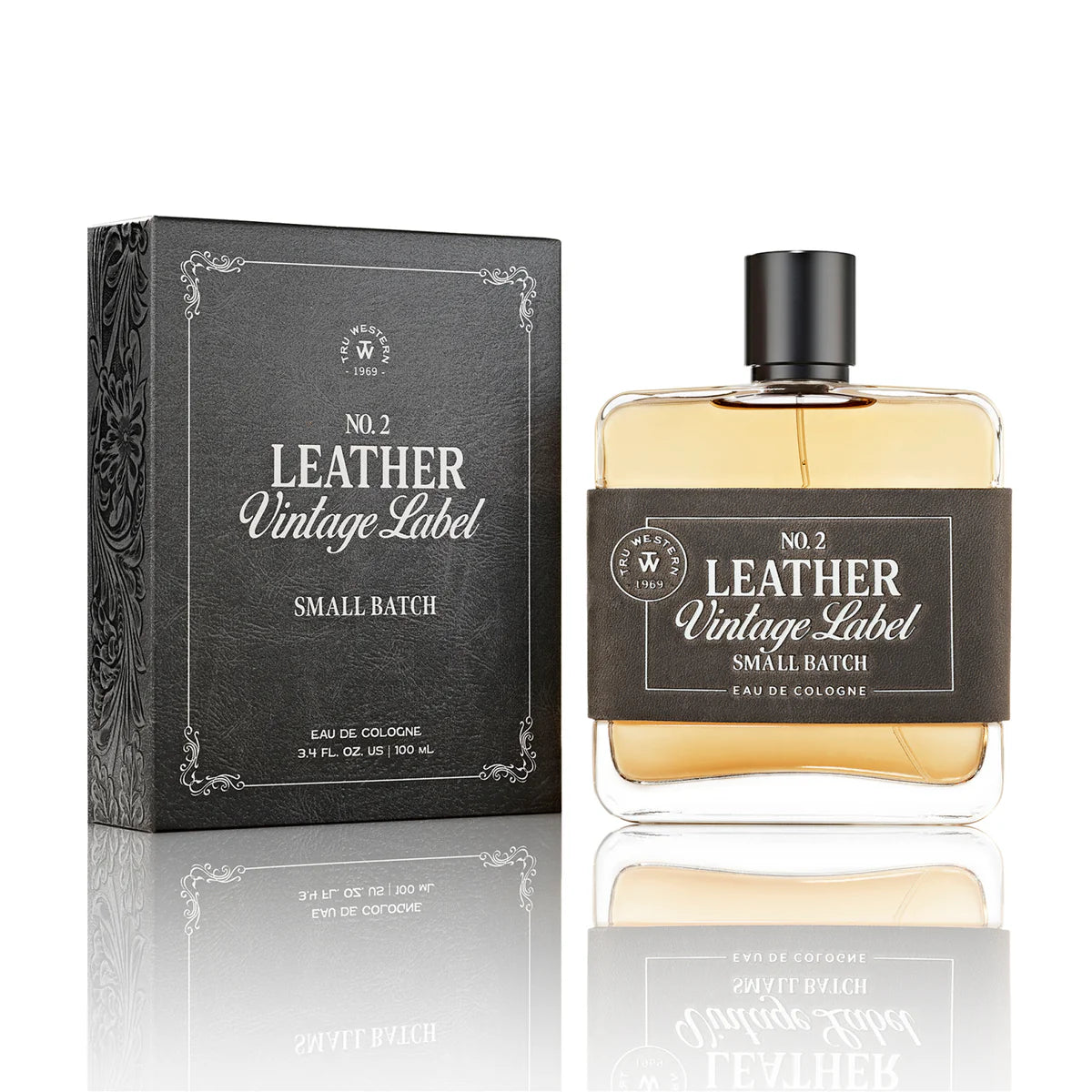 Tru Western Mns Leather Vintage Label #2 Small Batch Eau De Cologne