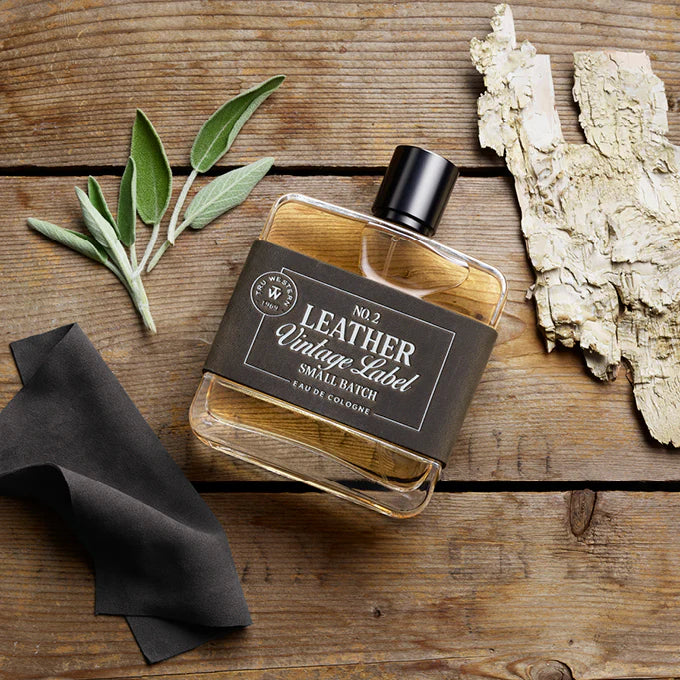 Tru Western Mns Leather Vintage Label #2 Small Batch Eau De Cologne
