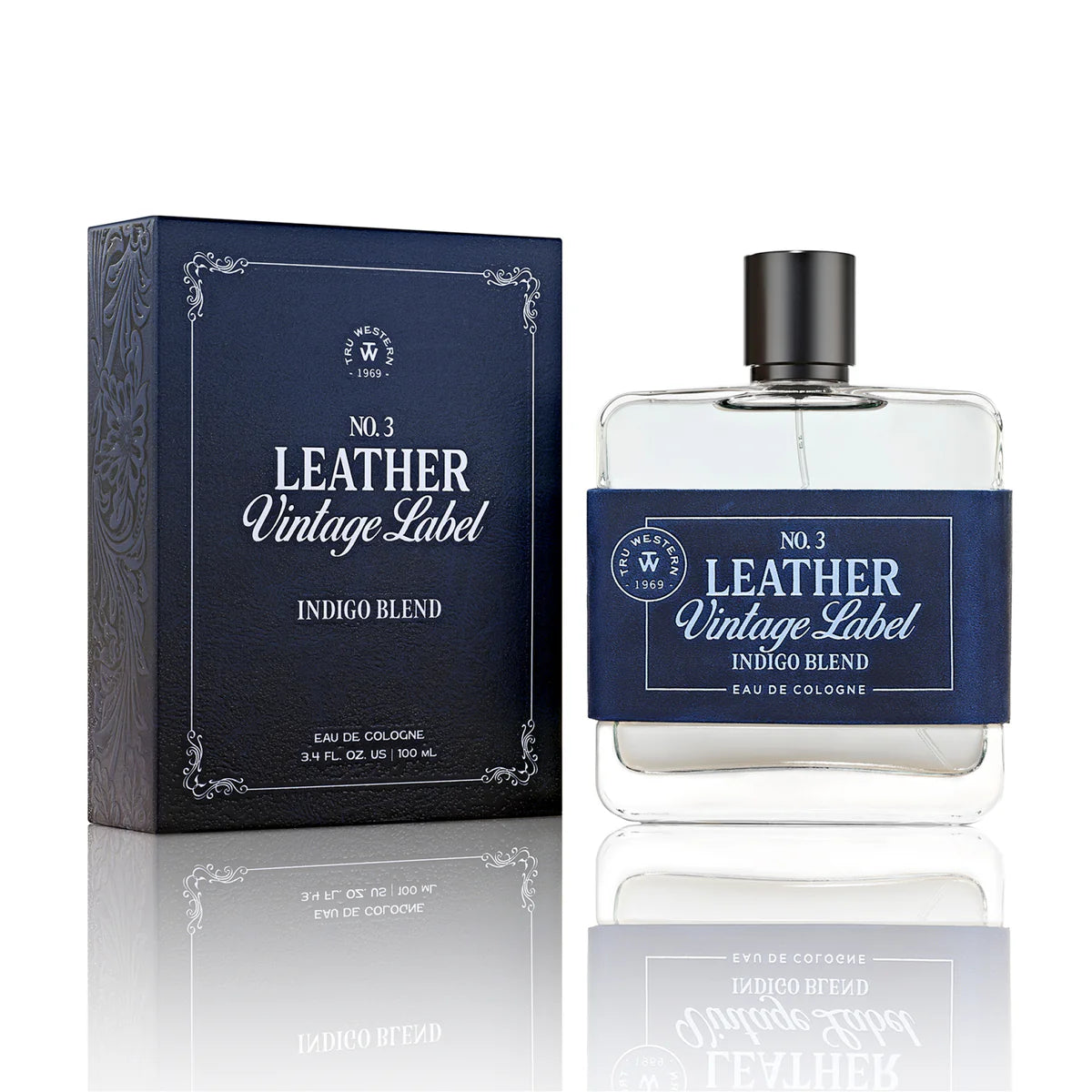 Tru Western Mns Leather Vintage Label #3 Indigo | Giftware - Cologne | Saddleworld Ipswich