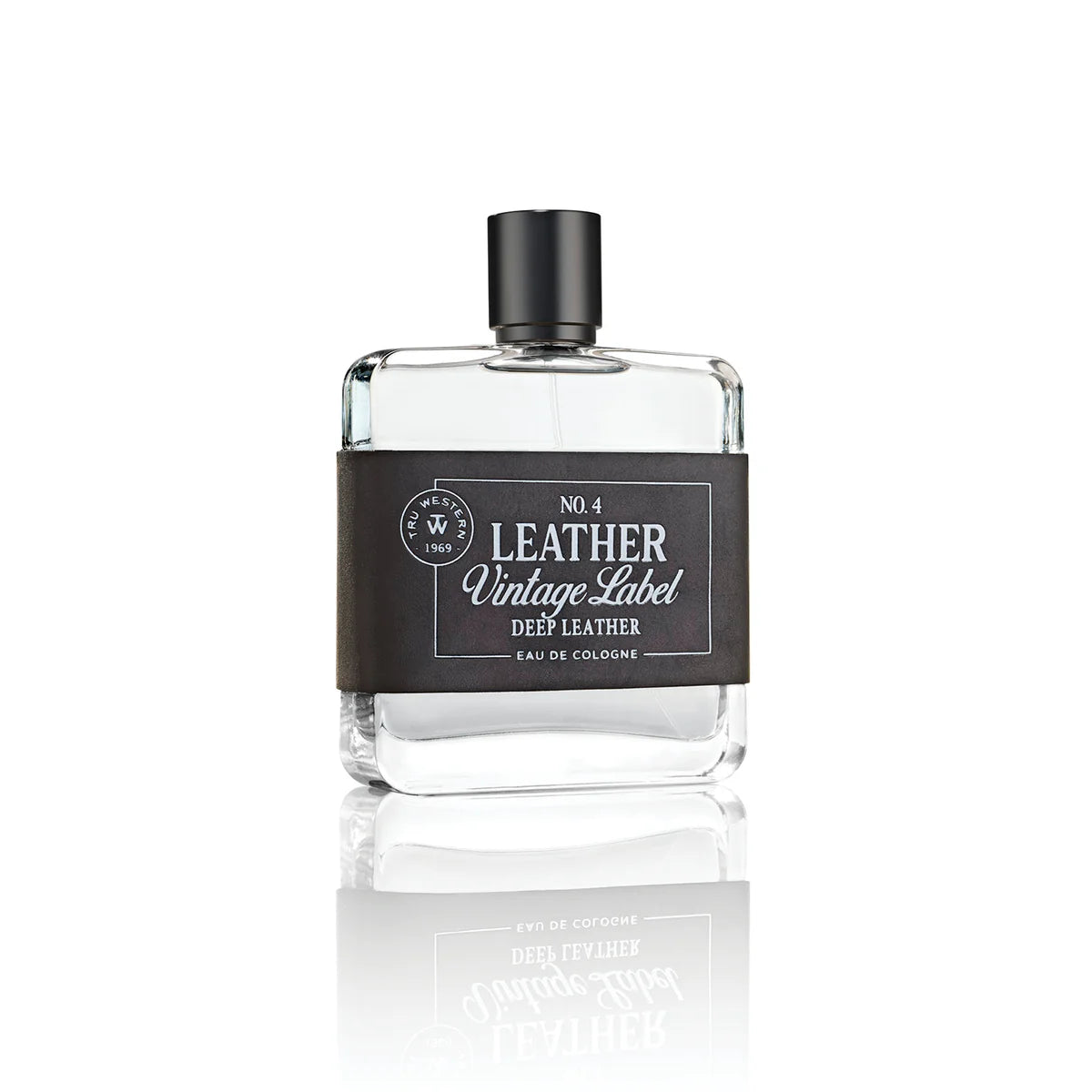 Tru Western Mns Leather Vintage Label #4 Deep Leather Eau De Cologne