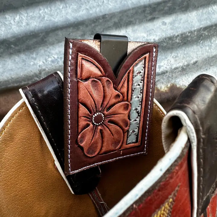 Leather Boot Wallet Cowgirl Rodeo Western Cowboy | Giftware - Wallets | Saddleworld Ipswich