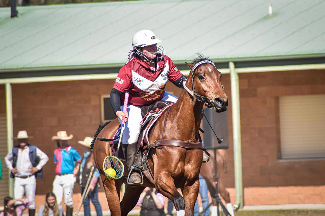Toprail Padded Leather Polocrosse Breastplate