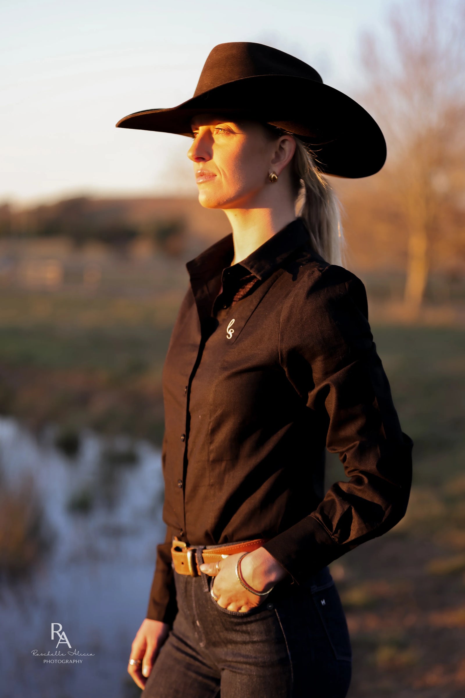 Lime and Soda Layla Black | Country Clothing - Ladies Shirts | Saddleworld Ipswich
