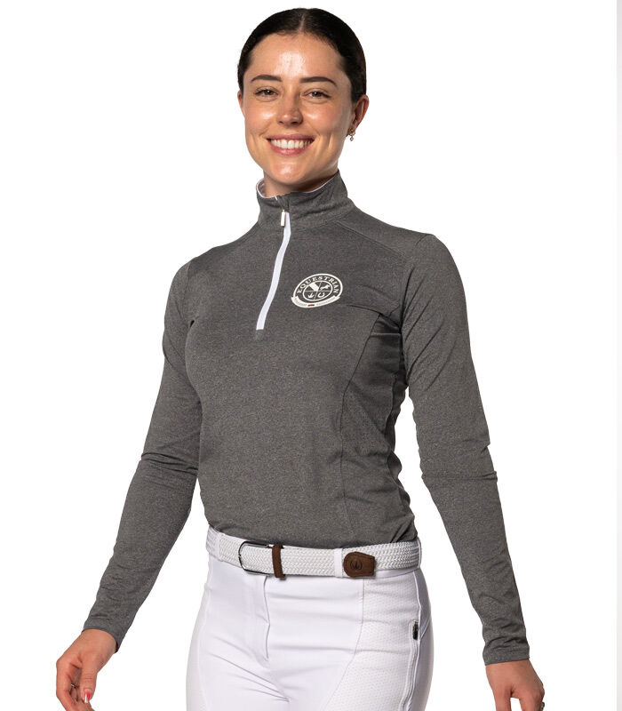 Delzani Lola Long Sleeve Riding Grey