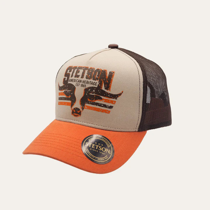 Stetson Cap Longhorn Orange
