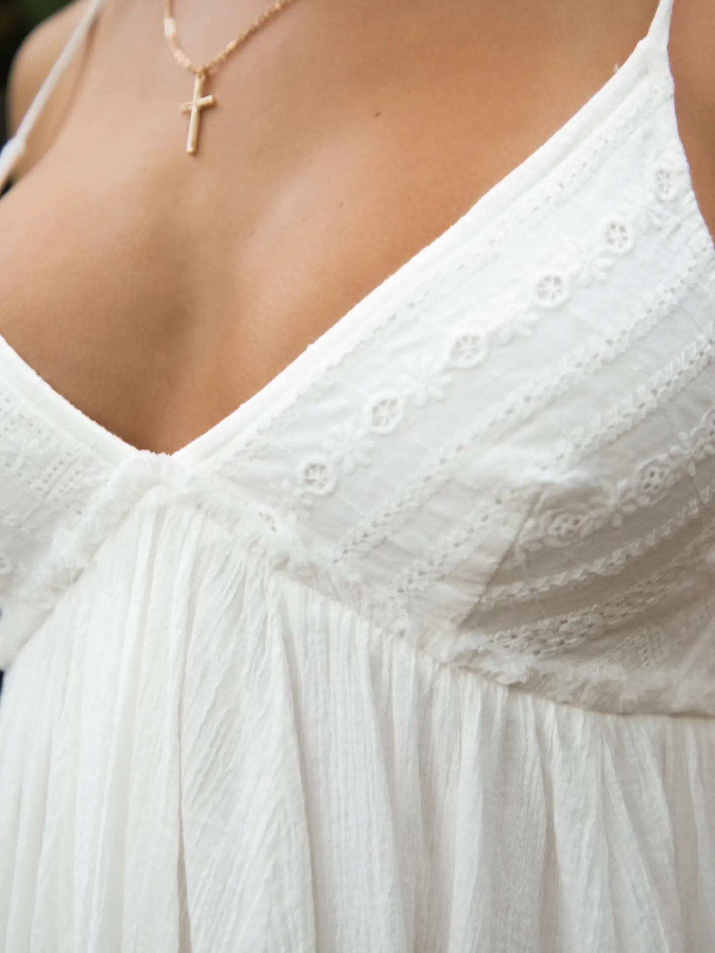 Lumi Embroidered Detailed Frayed Hemline Baby Doll Dress | Country Clothing - Ladies Dress | Saddleworld Ipswich