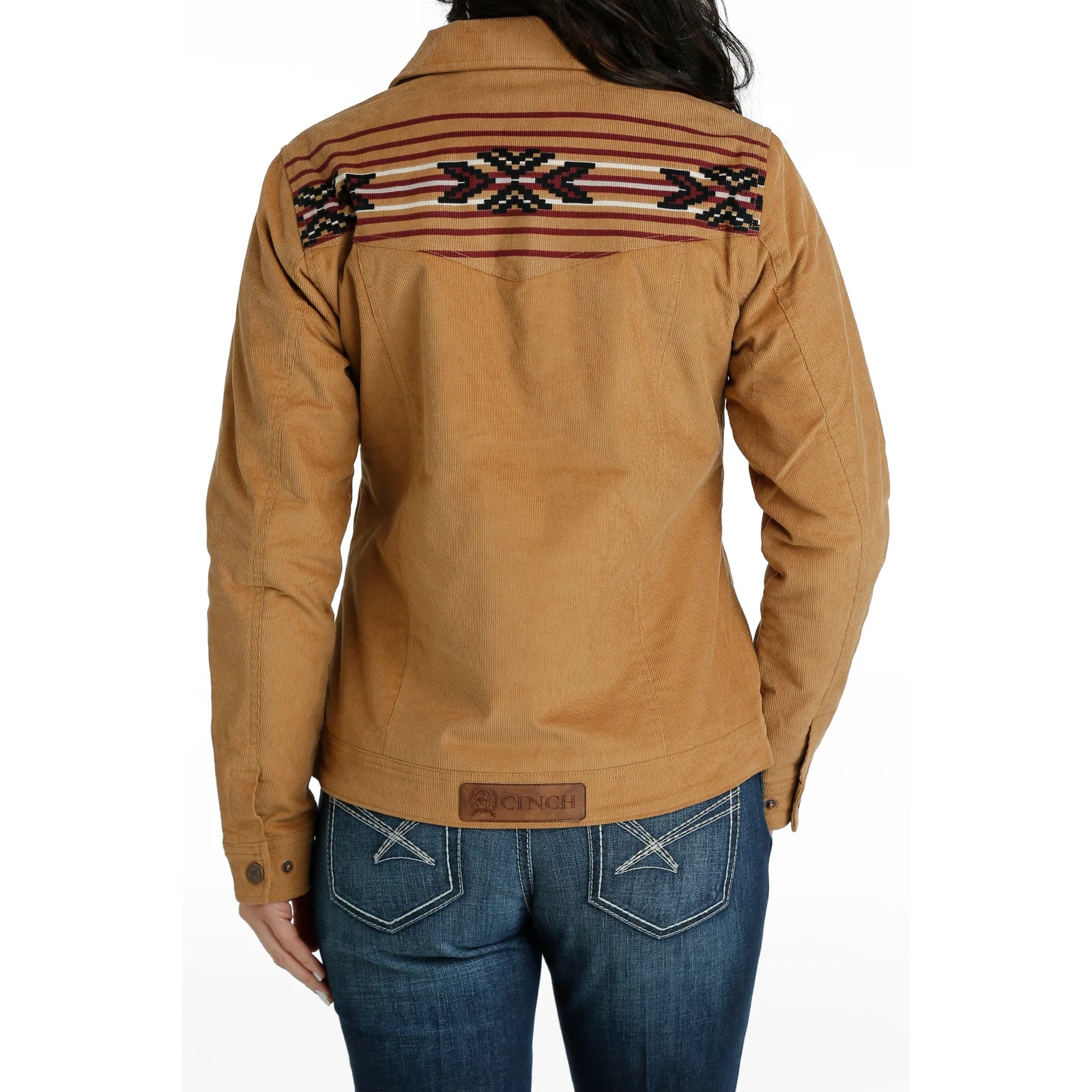 Cinch Ladies Brown Corduroy Trucker Jacket - Winter Black Friday Sale