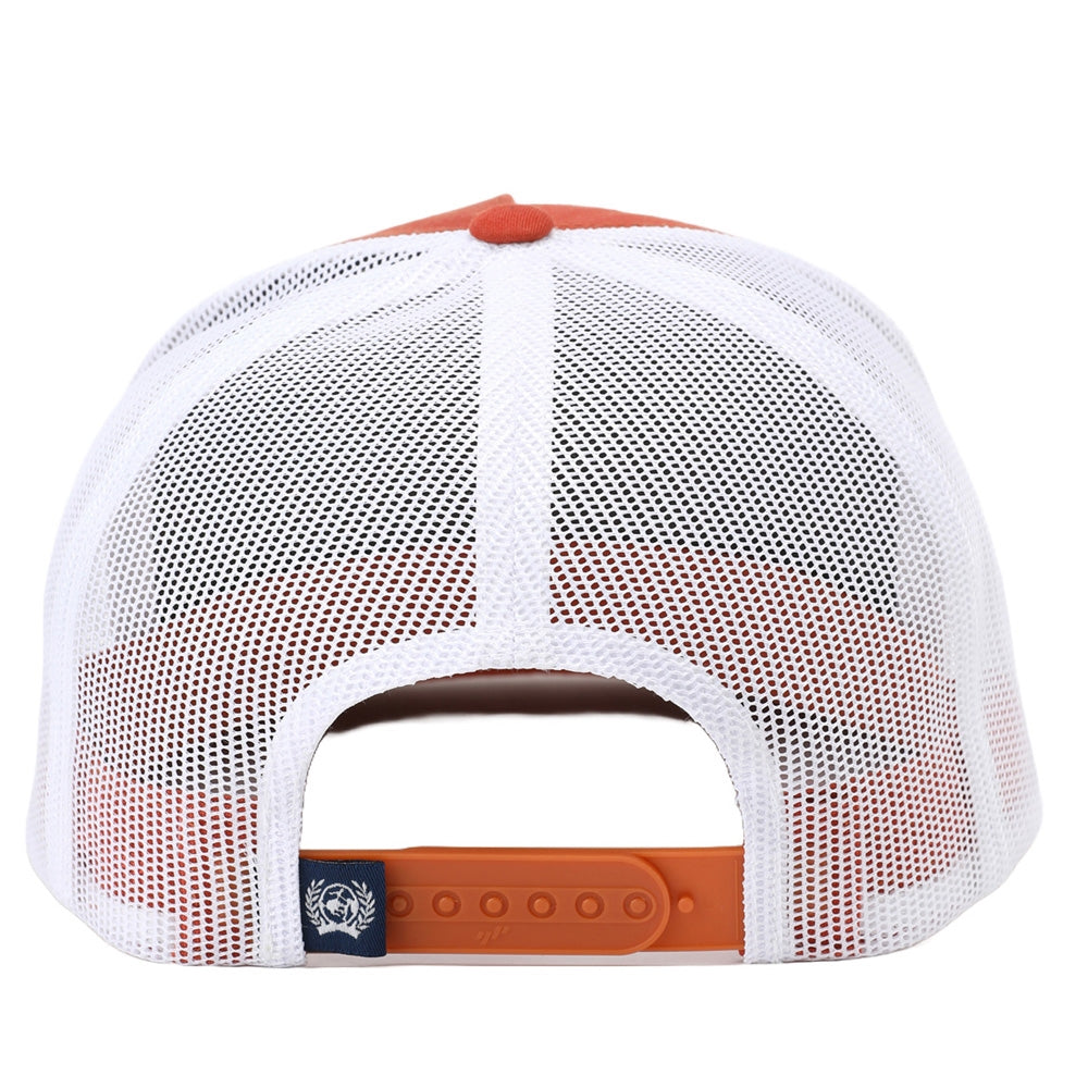 Cinch Mens Logo 5 Panel Orange Cap