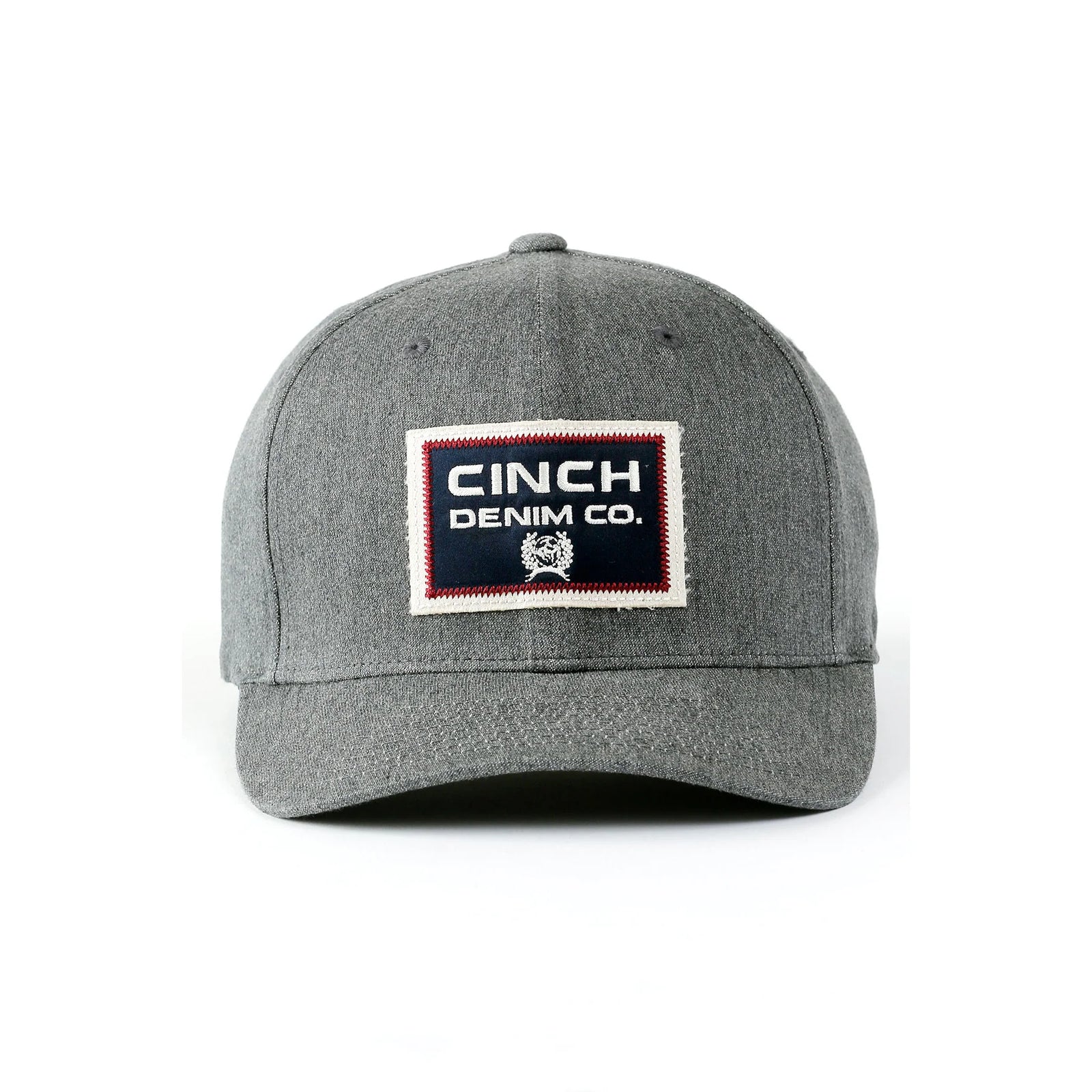 Cinch Mens Navy Denim Co Patch Flexifit Cap