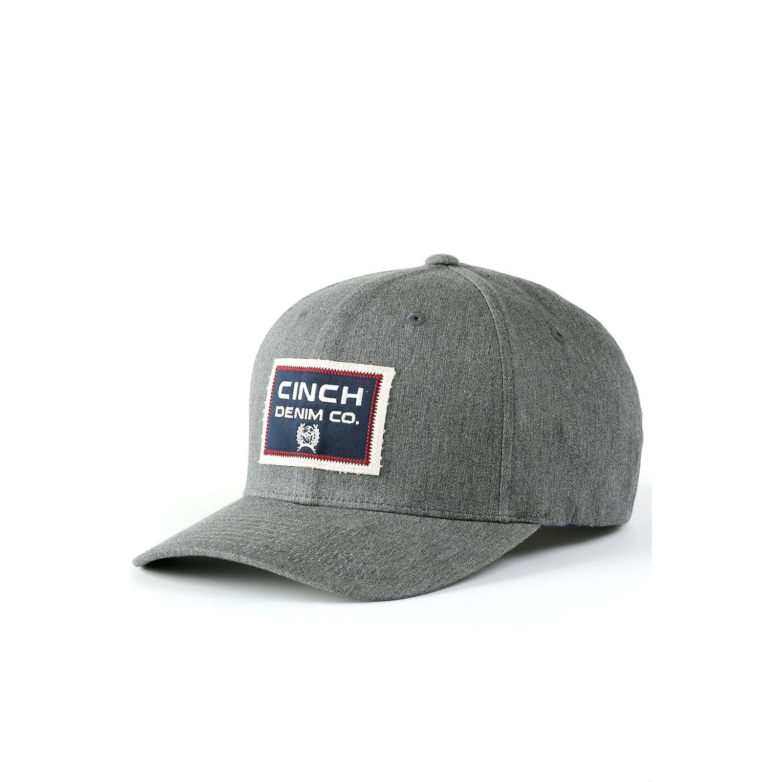 Cinch Mens Navy Denim Co Patch Flexifit Cap
