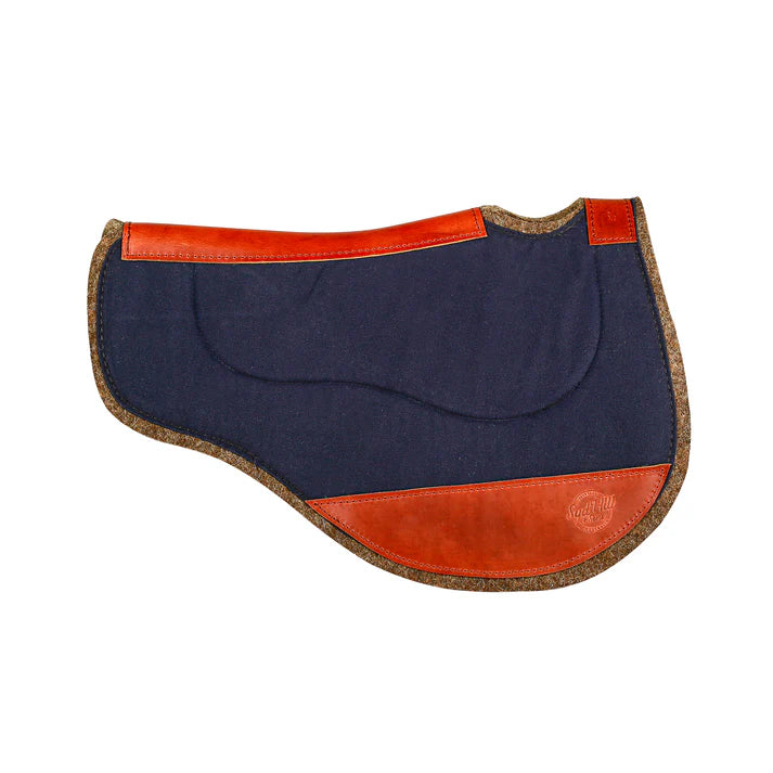 Syd Hill Contoured Barrel Saddle Pad - Short 12mm | Horse Supplies - Western Pads | Saddleworld Ipswich