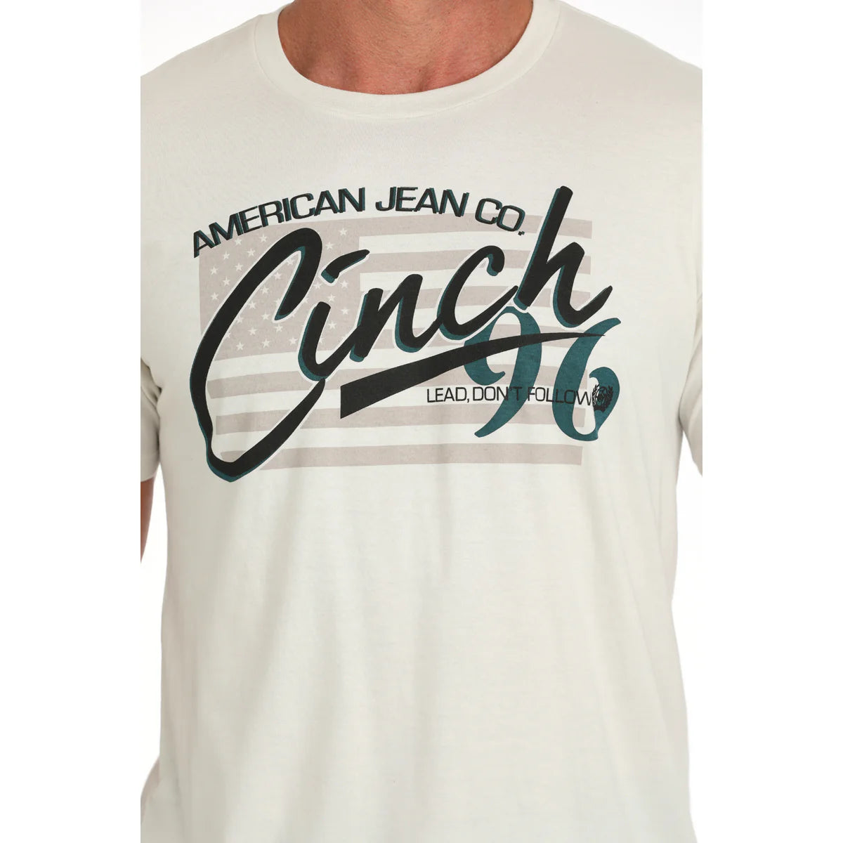 Cinch Mens 96 Established Graphic Cream T Shirt