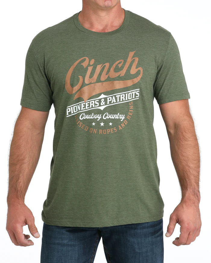 Cinch Mens Tee - Olive