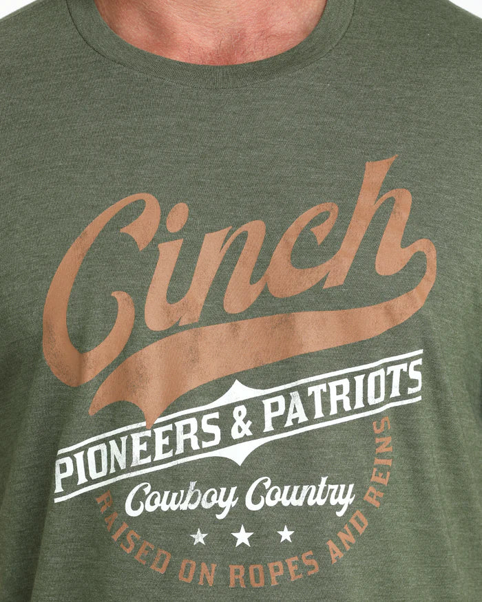 Cinch Mens Tee - Olive