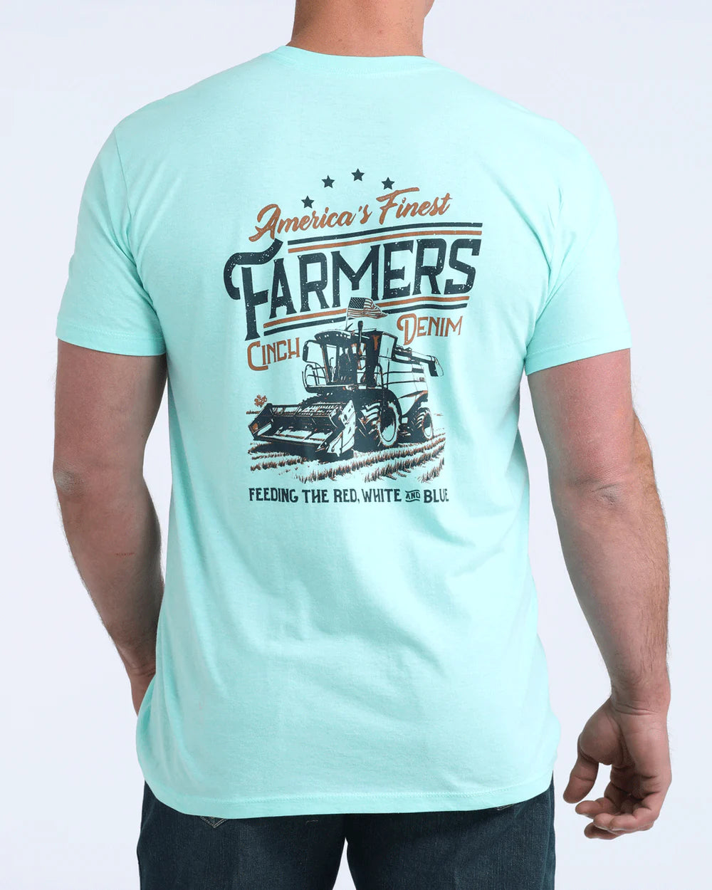 Cinch Mens Americas Finest Farmers Short Sleeve T Shirt