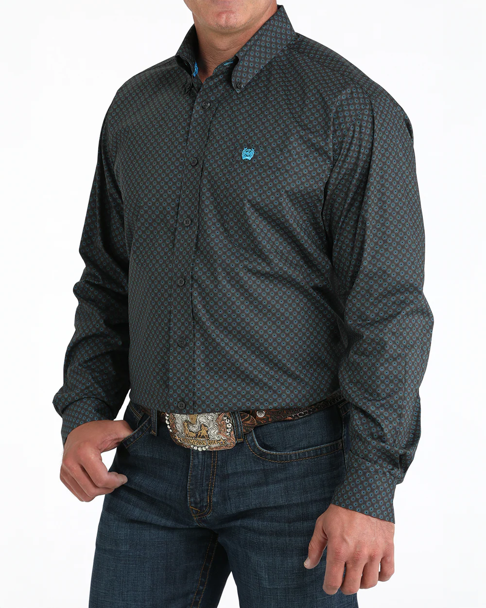 Cinch Mens Button Up LS Shirt