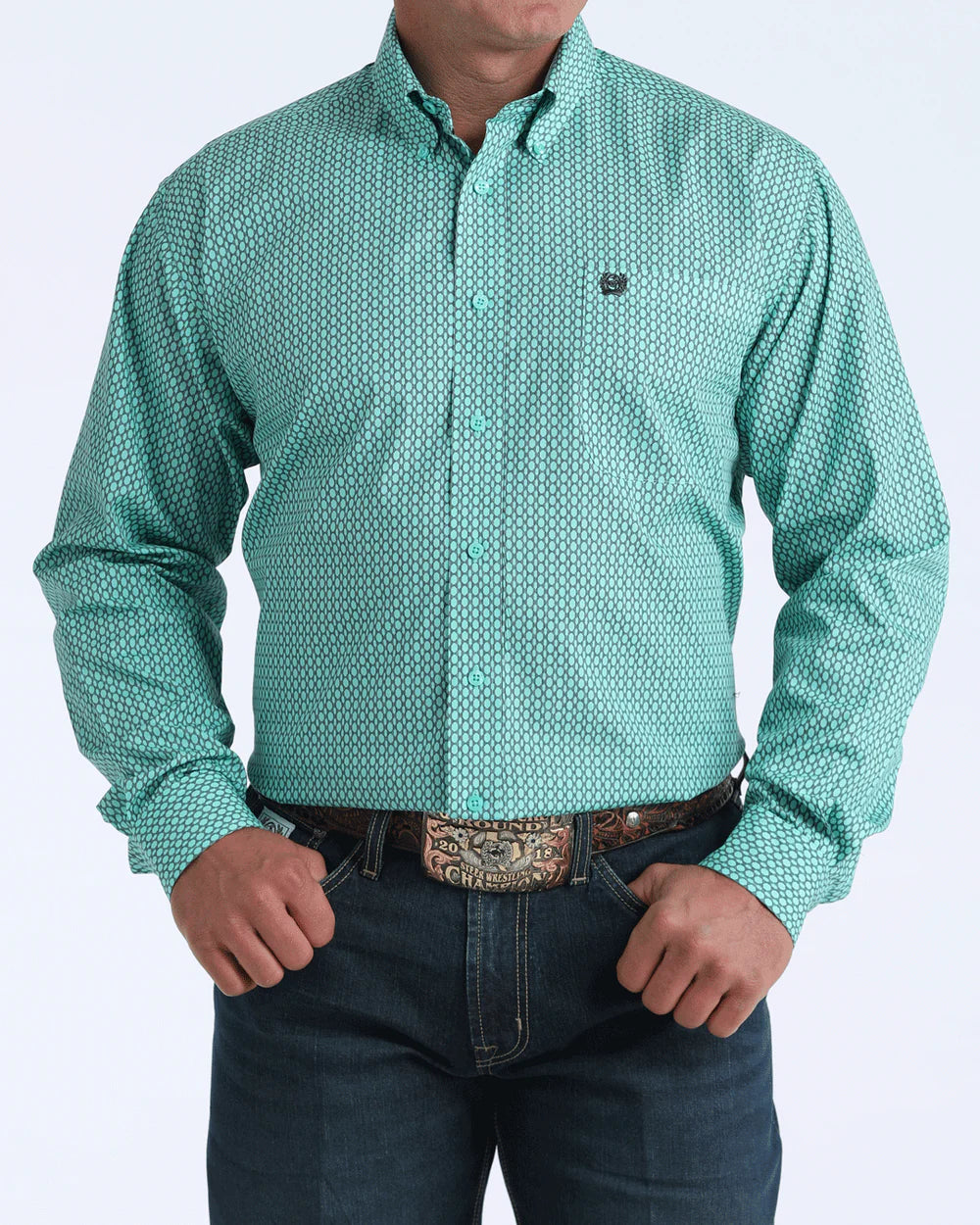 Cinch Mens Classic Fit L/Sleeve Shirt