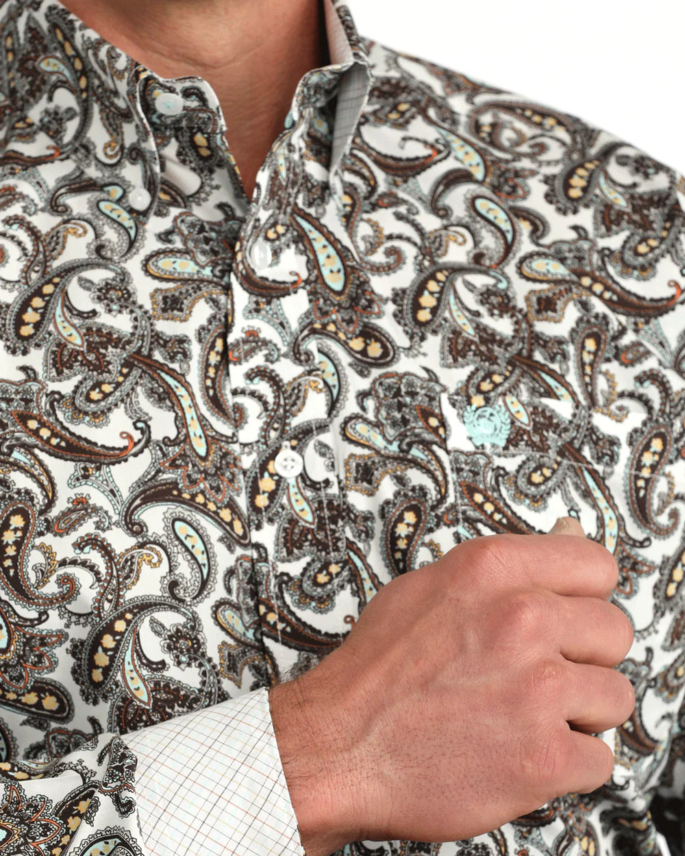 Cinch Mens Classic Fit Button Down Western Shirt