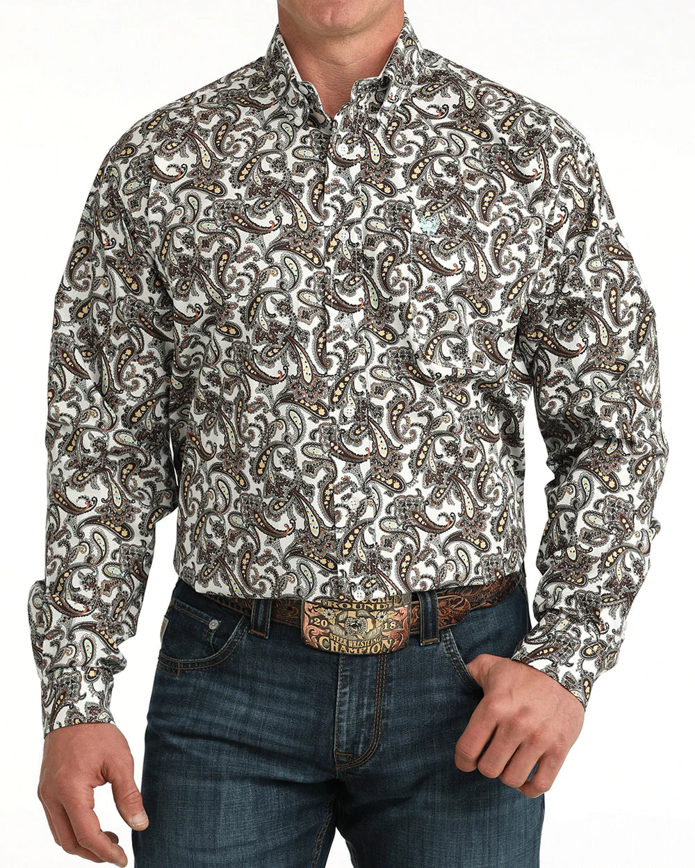 Cinch Mens Classic Fit Button Down Western Shirt