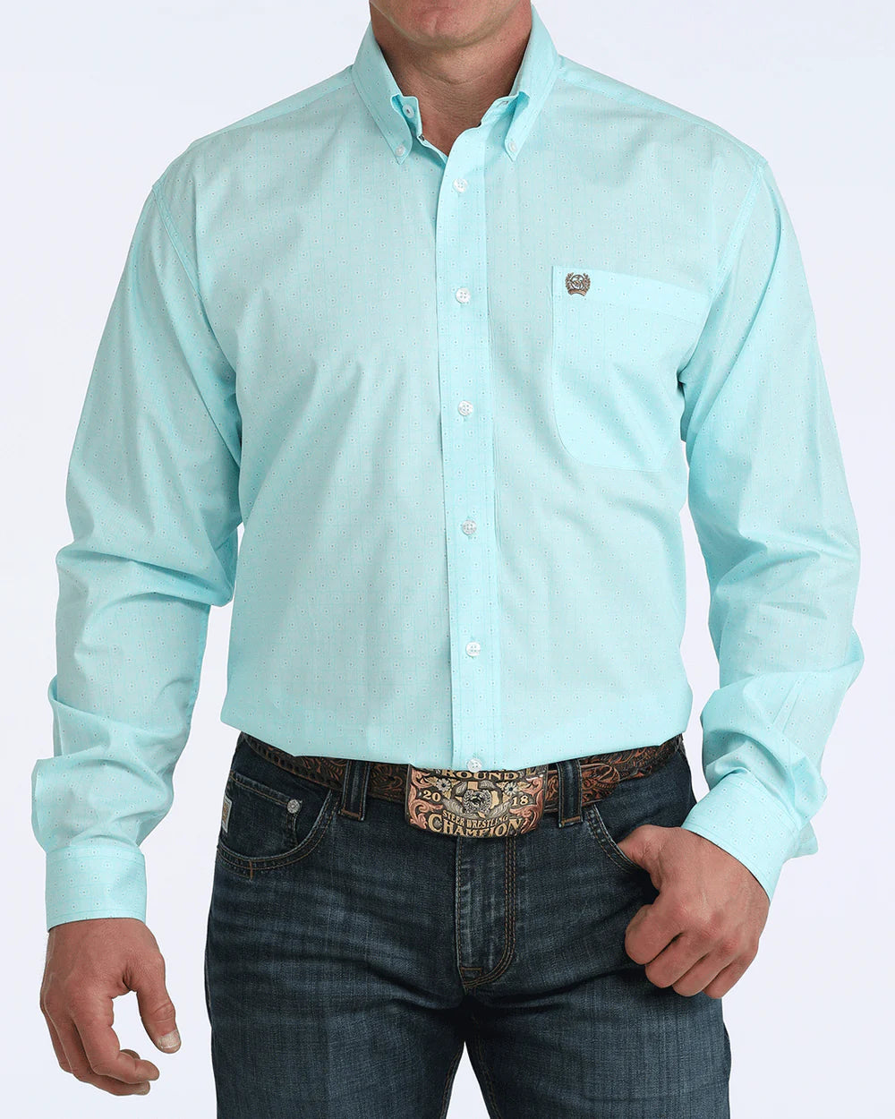 Cinch Mens Classic Fit Button Down Western Shirt
