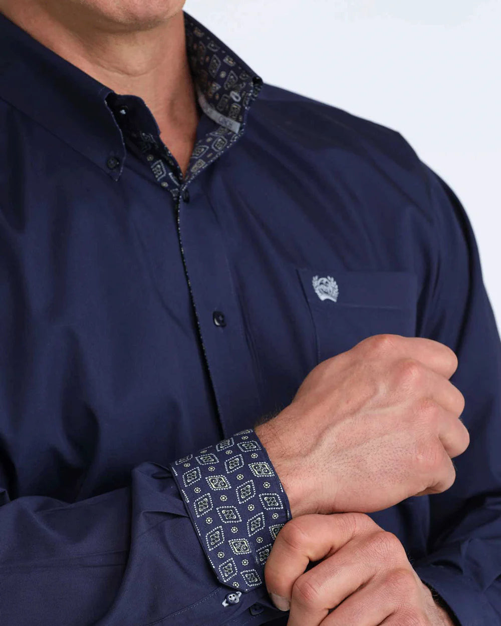 Cinch Mens Classic Fit Button Down Western Shirt