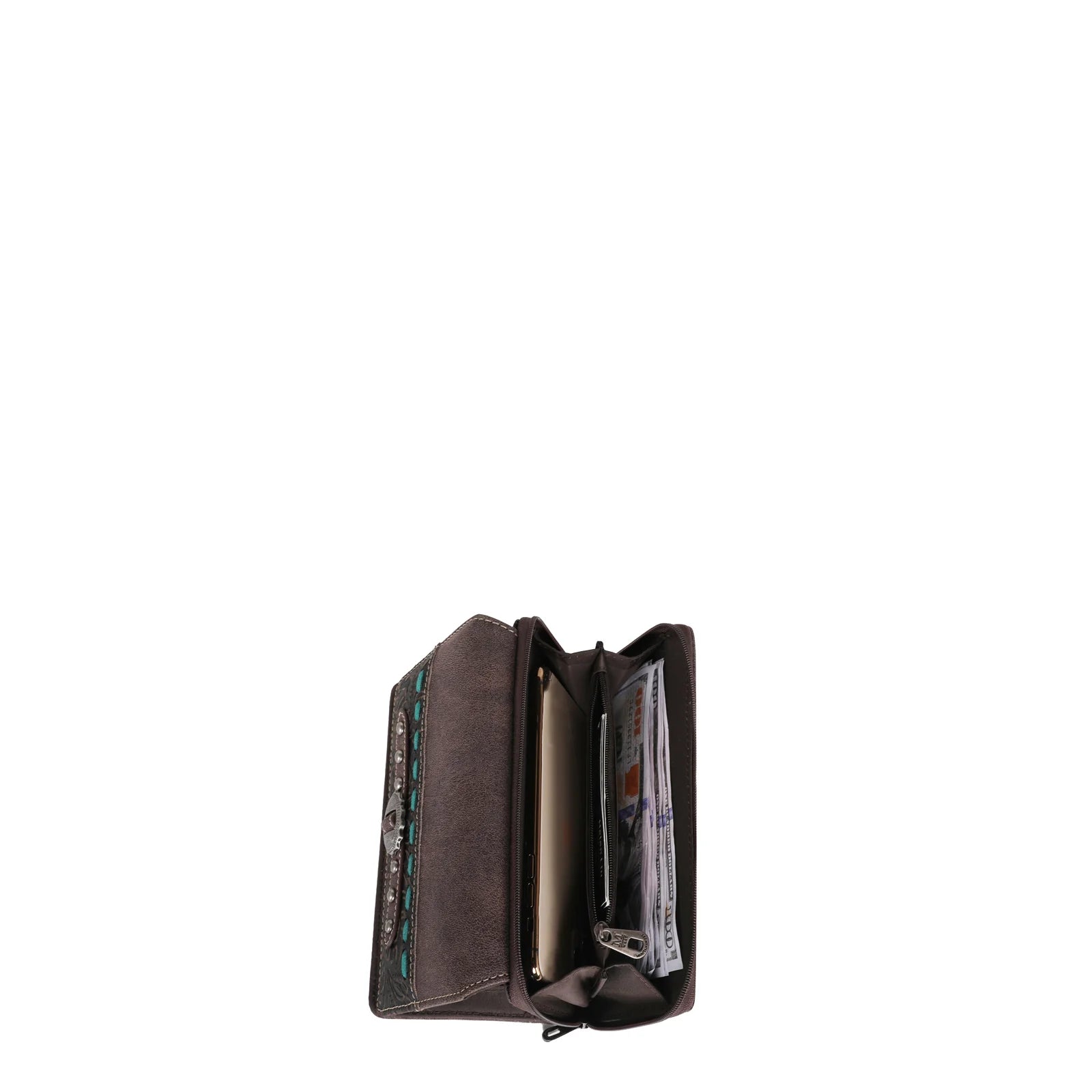 Montana West Tooled Collection Wallet