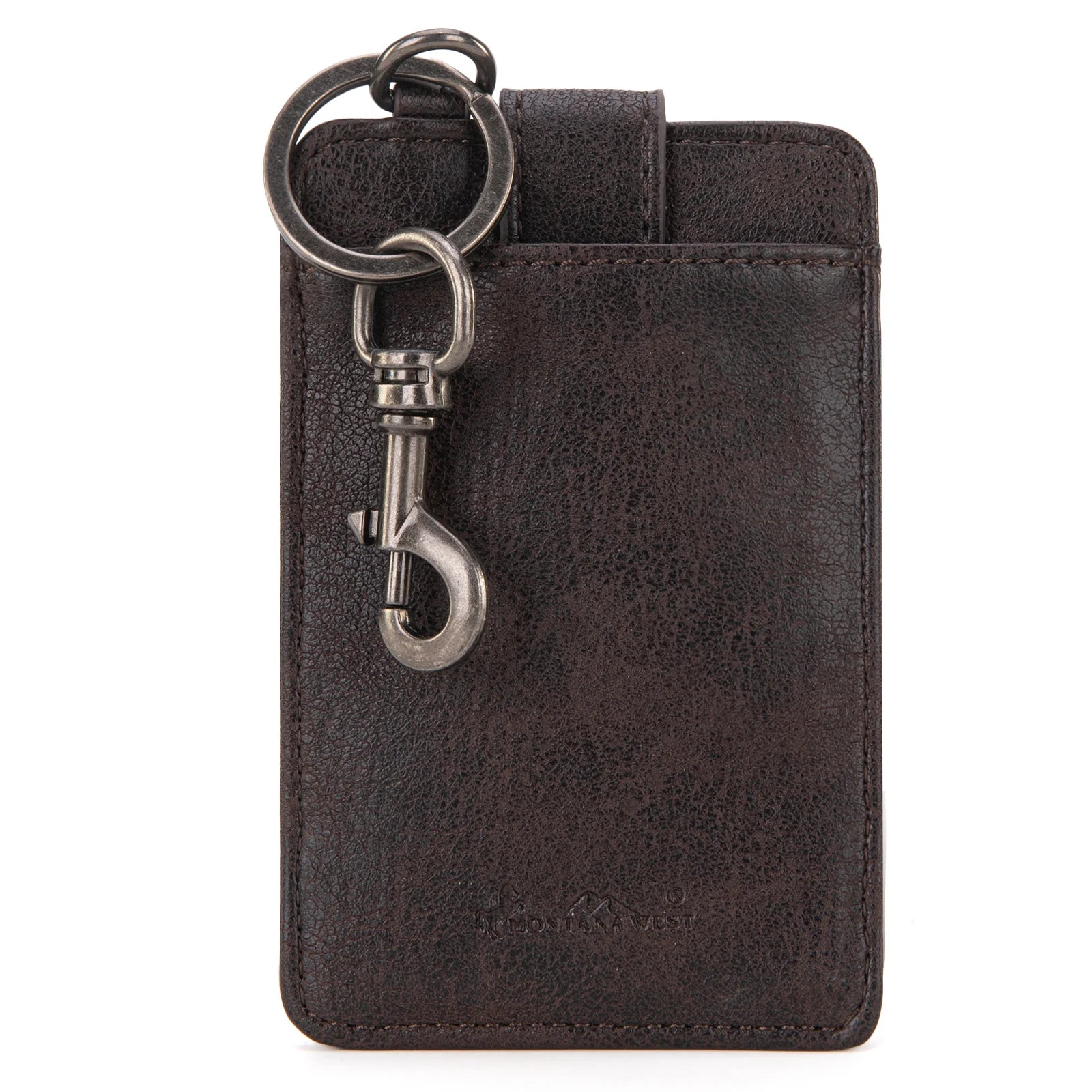 Montana West Tooled Collection Mini Key Ring Card Case