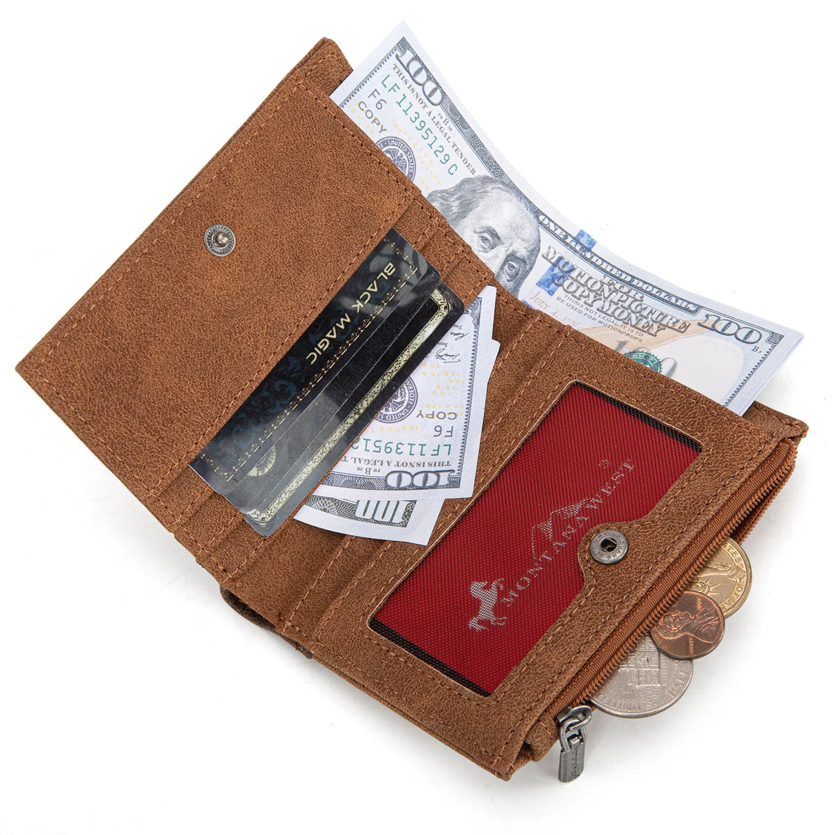 Montana West Embroidered Collection Wallet
