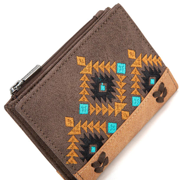 Montana West Embroidered Collection Wallet