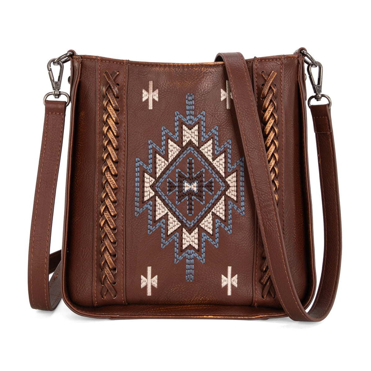 Montana West Embroidered Aztec Crossbody