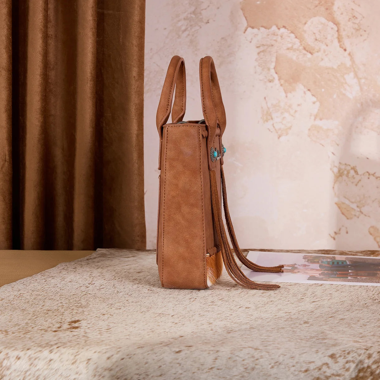 Montana West Hair On Cowhide Crossbody