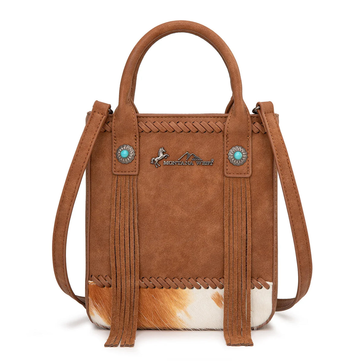 Montana West Hair On Cowhide Crossbody