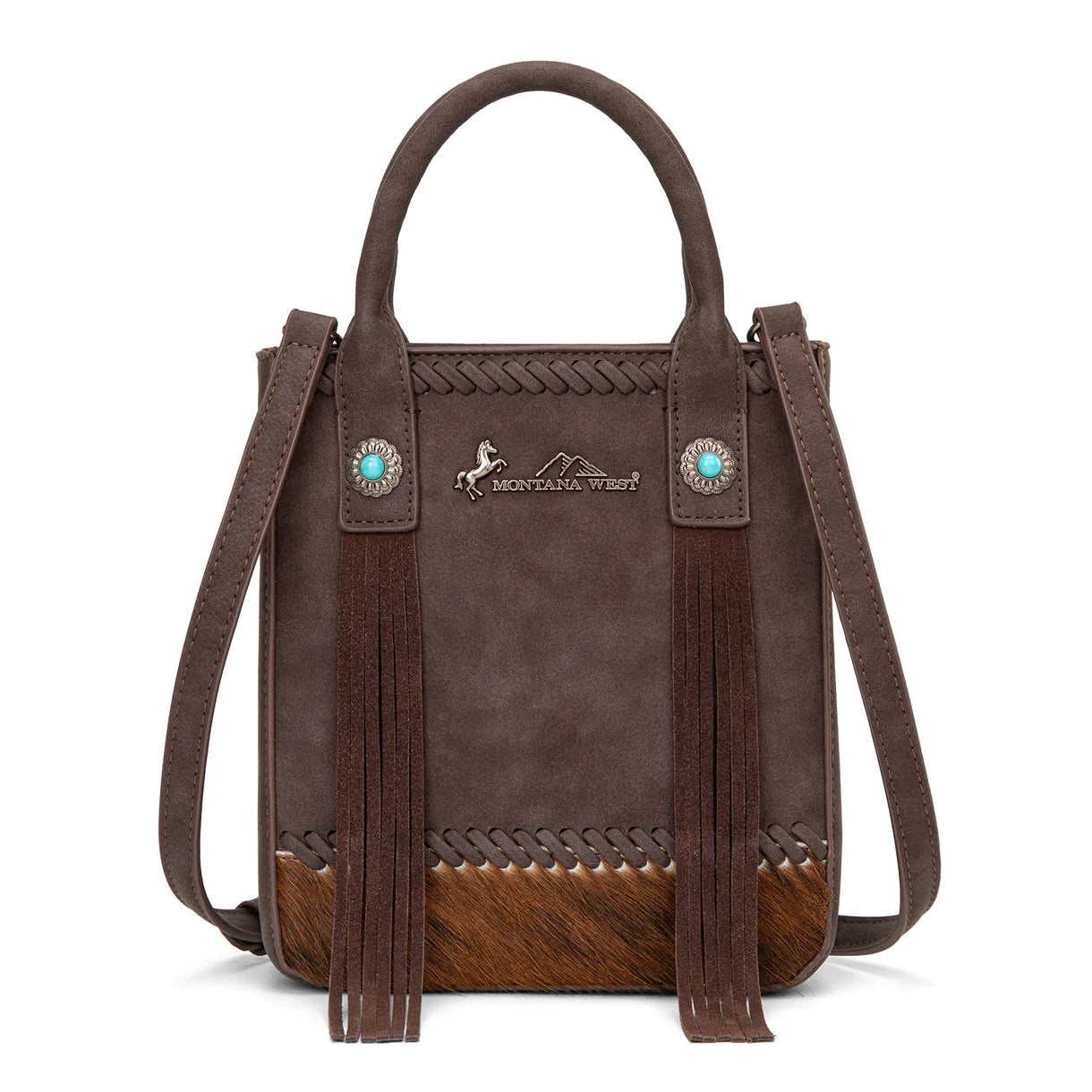 Montana West Hair On Cowhide Crossbody