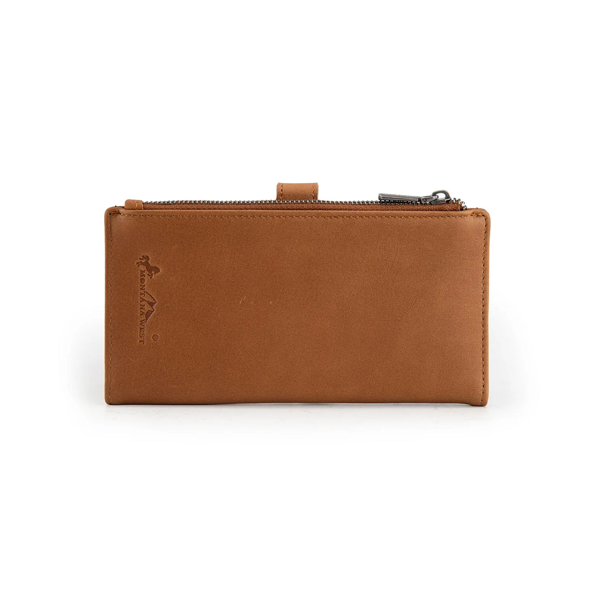 Montana West Leather Floral Tooled Bi Fold Wallet