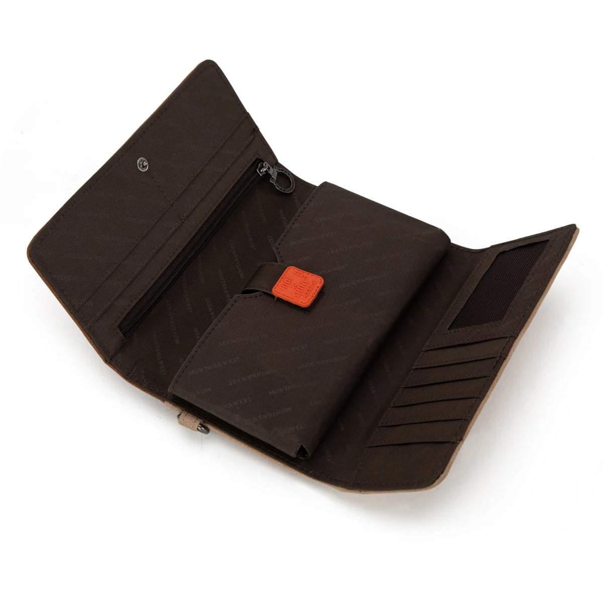 Montana West Cut-Out Embroidered Collection Wallet