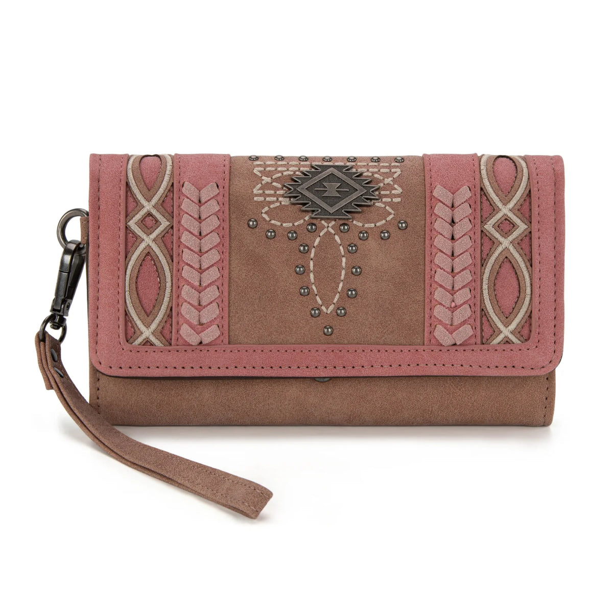 Montana West Cut-Out Embroidered Collection Wallet