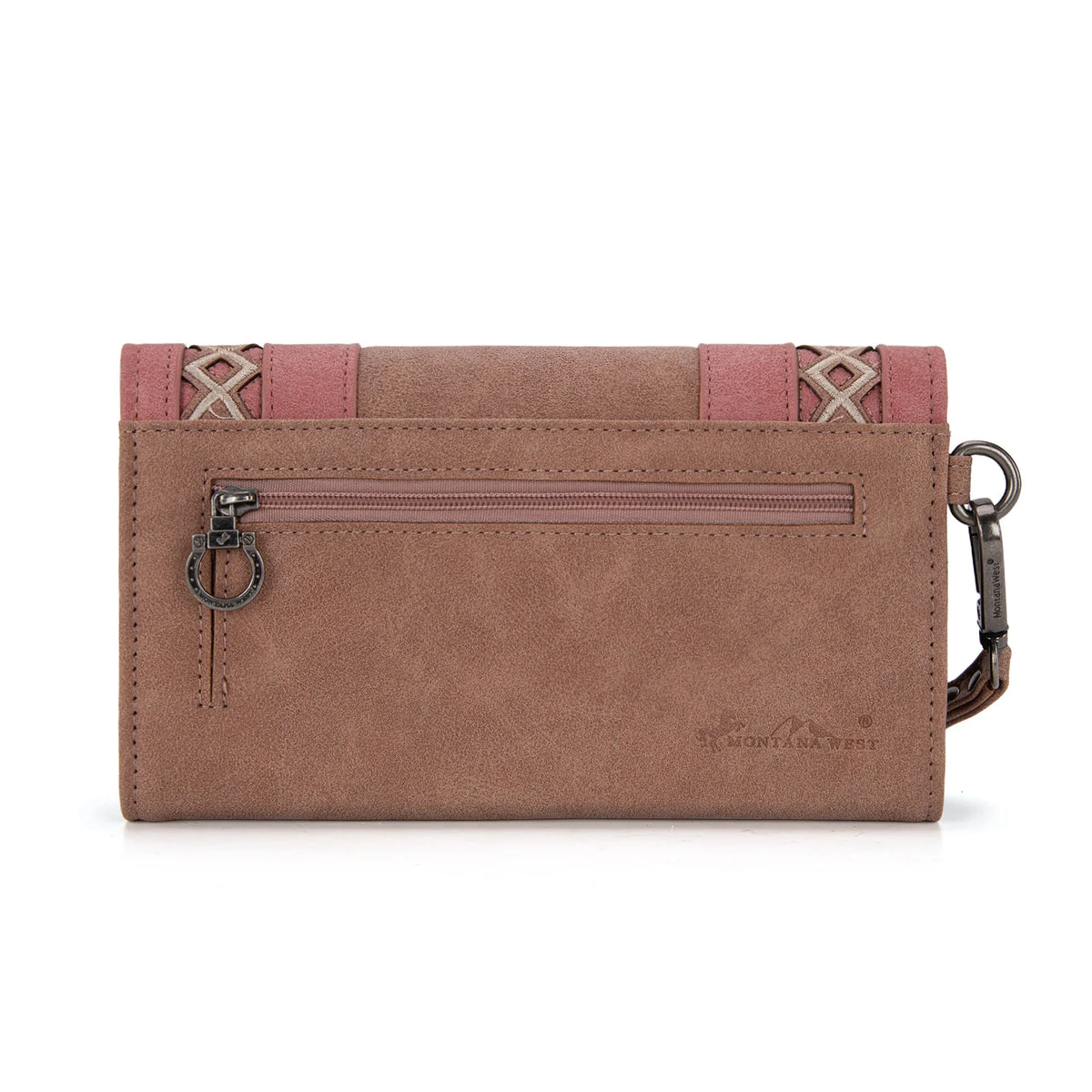 Montana West Cut-Out Embroidered Collection Wallet