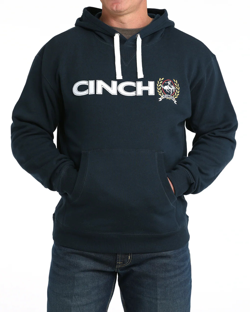 Cinch Mens Logo Hoodie